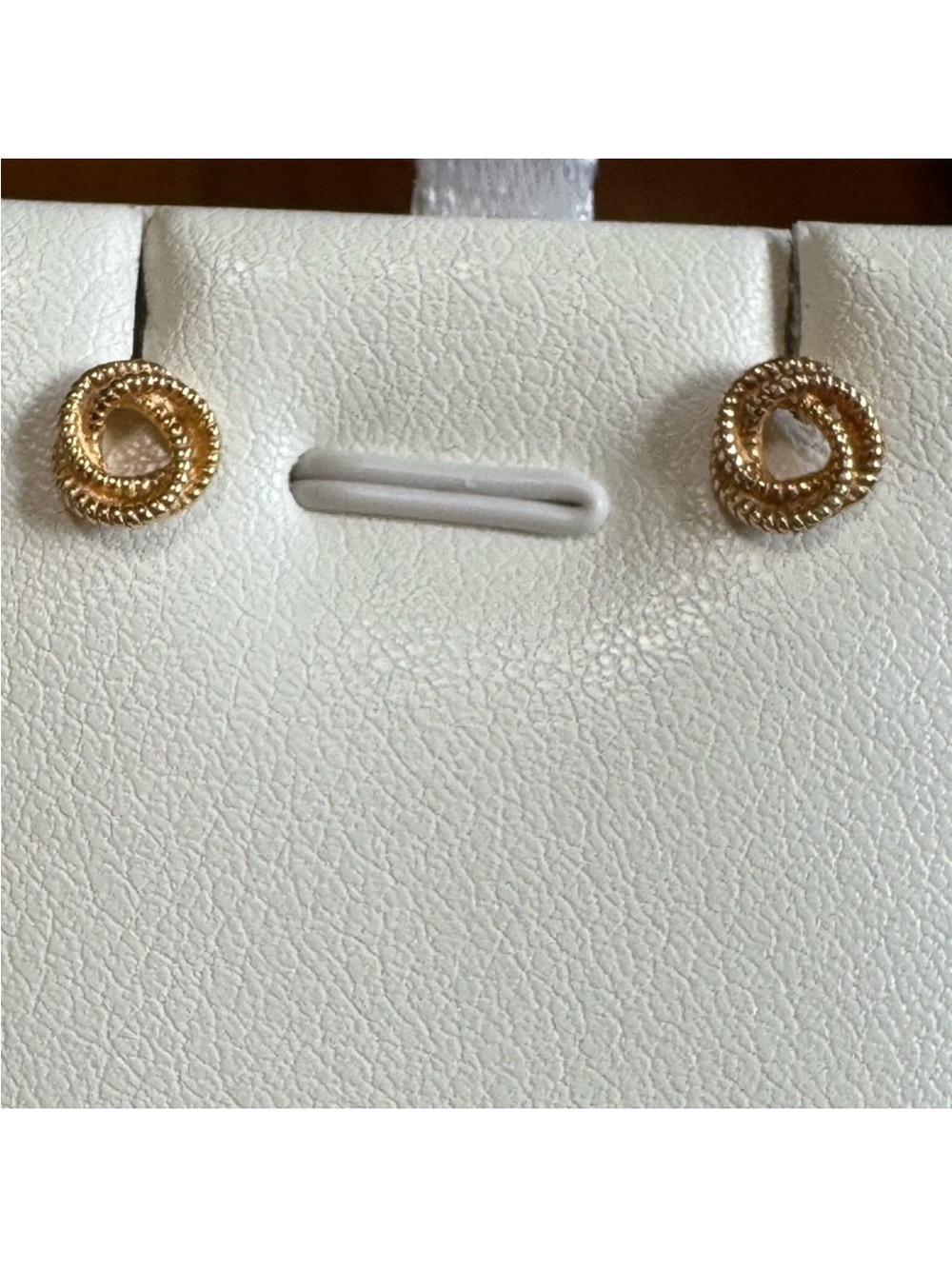14k Layered Rope Stud Earrings
